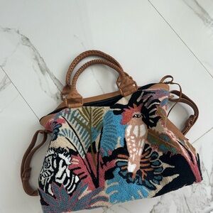 Cleobella Multicolor Jungle Tapestry Tote